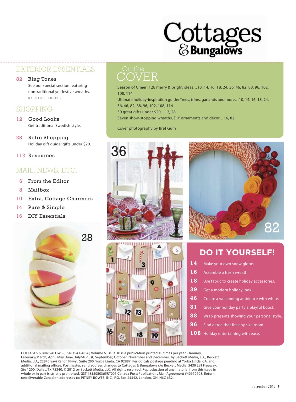 Cottages and Bungalows Preview Pages