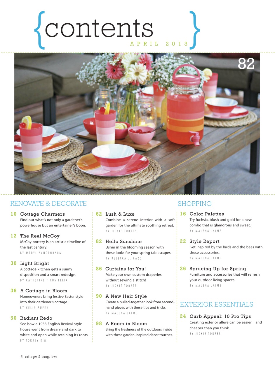 Cottages and Bungalows Preview Pages