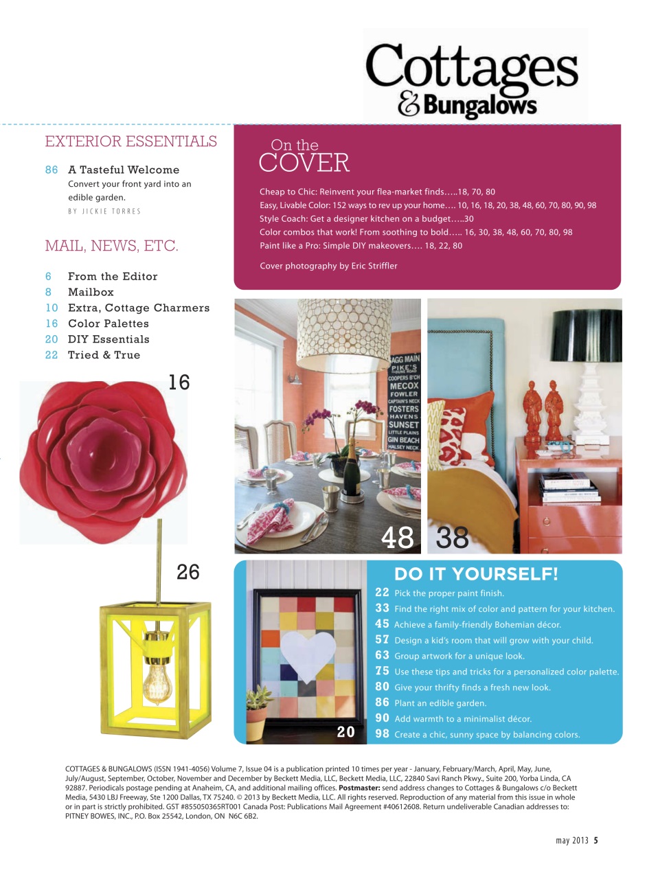 Cottages and Bungalows Preview Pages