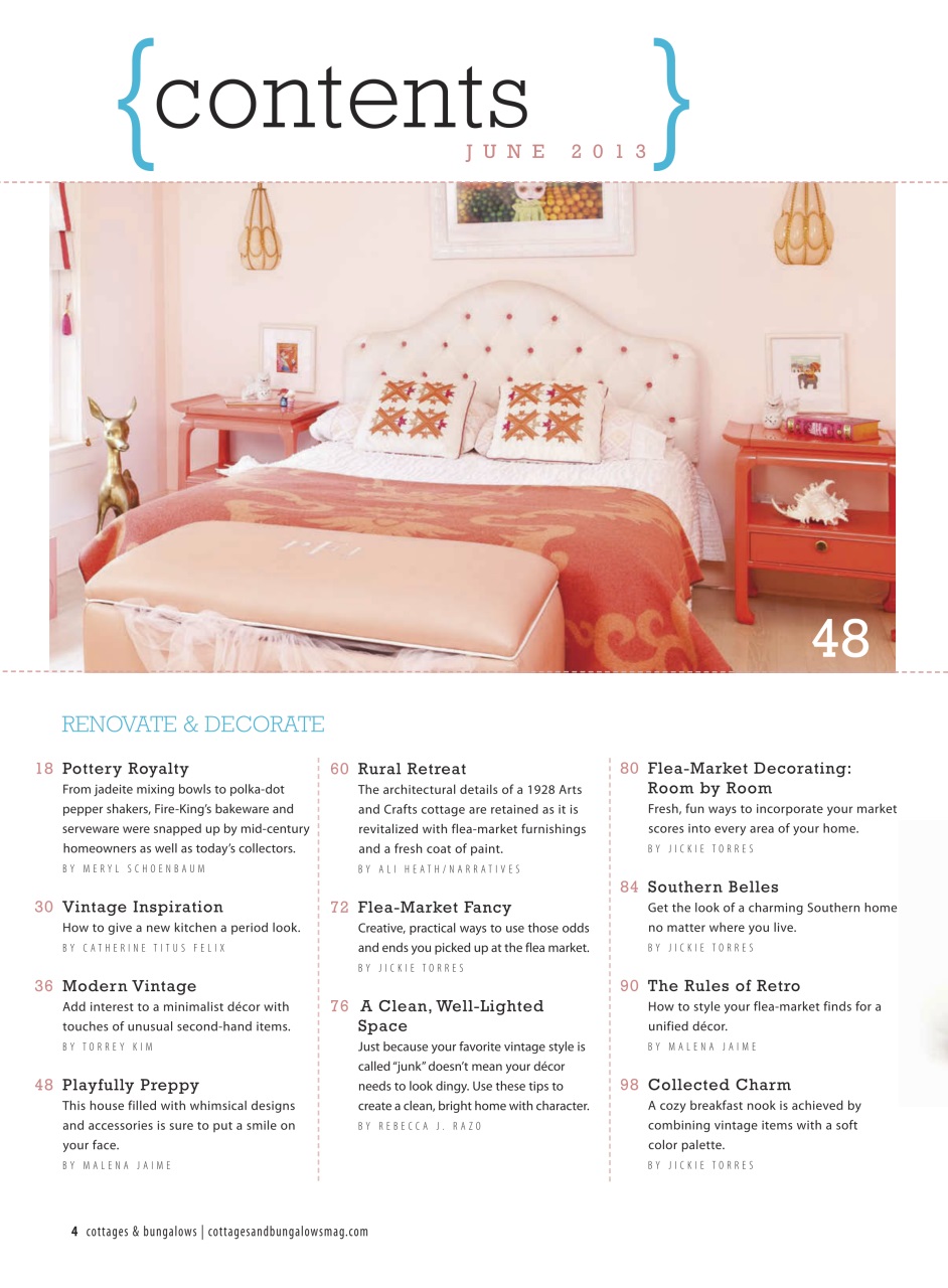 Cottages and Bungalows Preview Pages