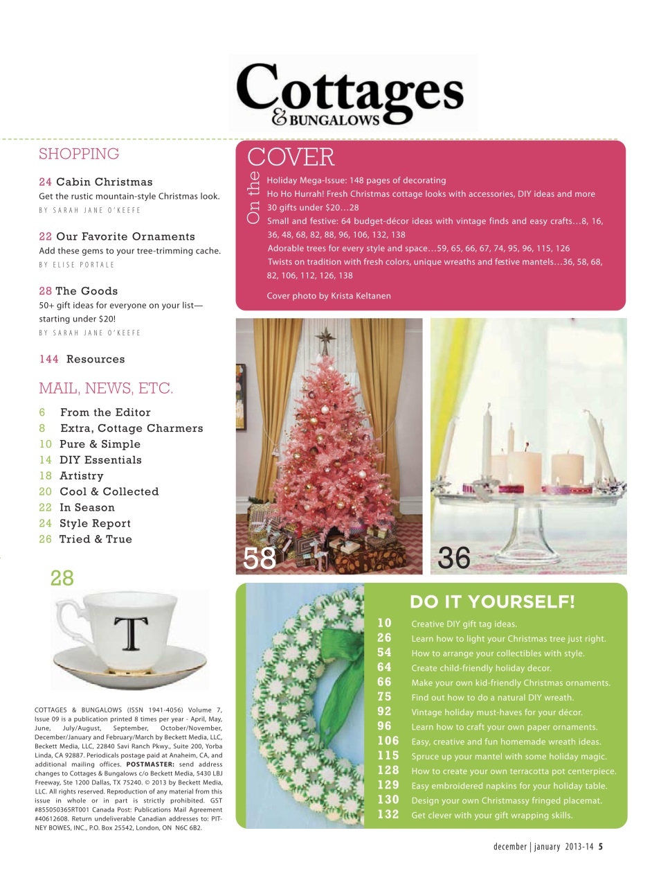 Cottages and Bungalows Preview Pages