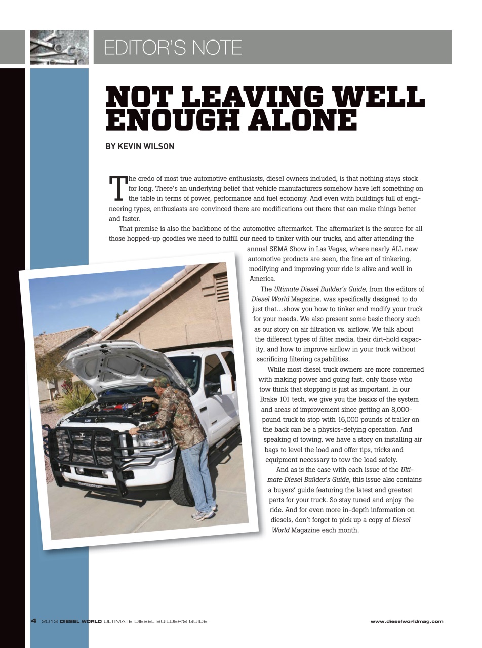 Ultimate Diesel Builders Guide Preview Pages