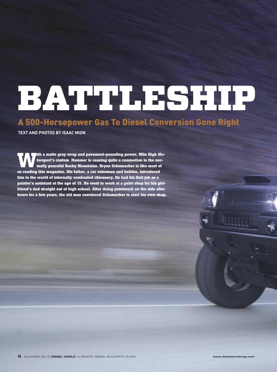 Ultimate Diesel Builders Guide Preview Pages