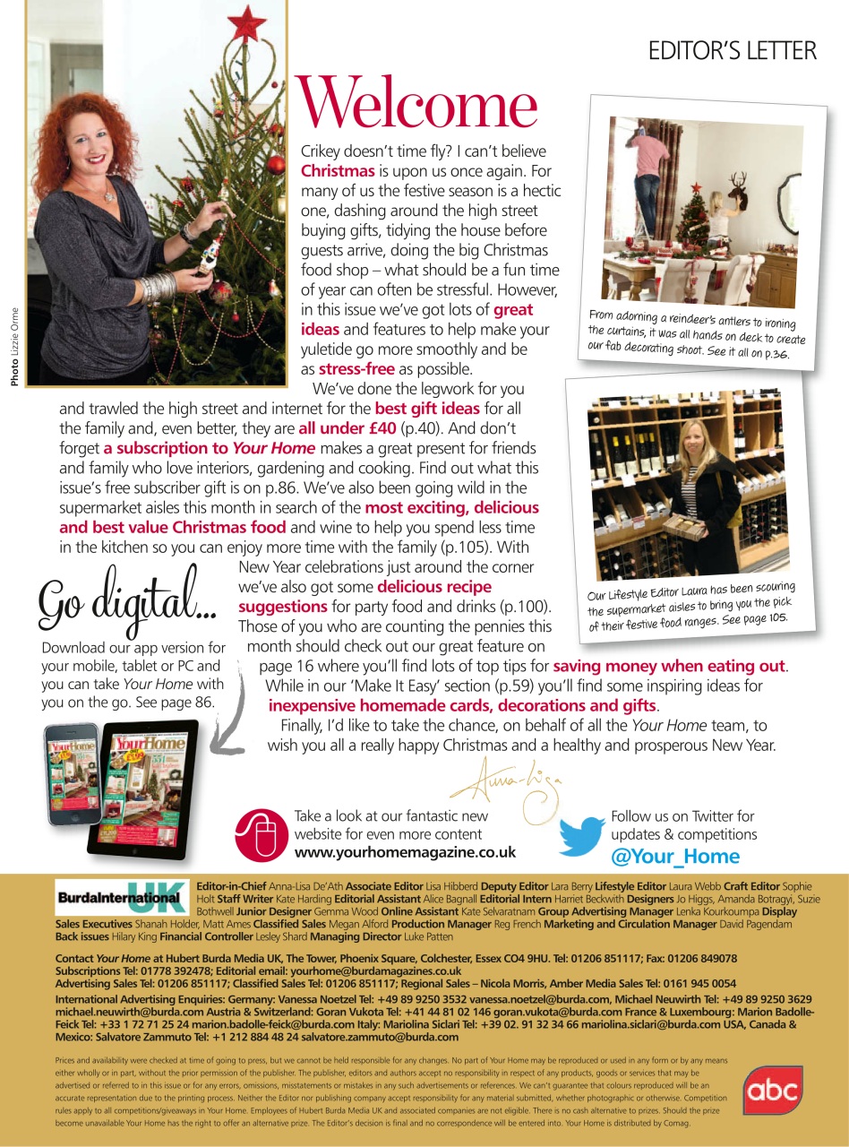 Your Home Magazine Preview Pages