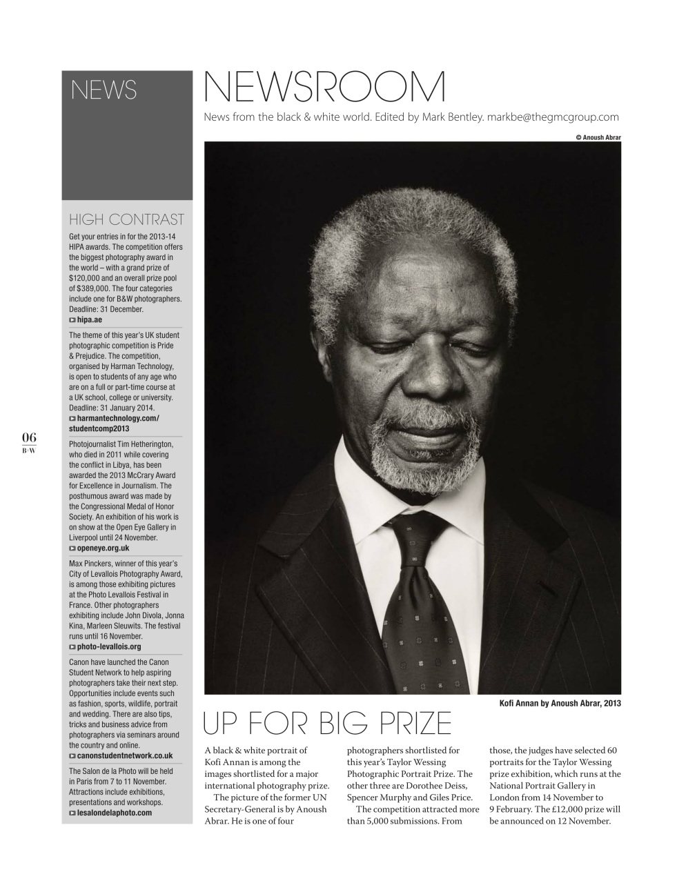 Black+White Photography Preview Pages