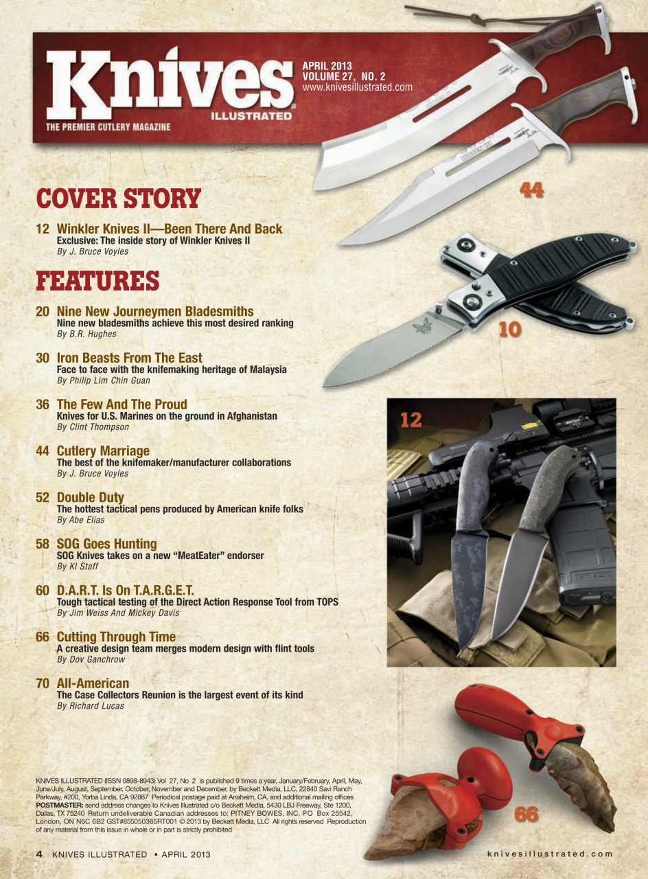 Knives Illustrated Preview Pages