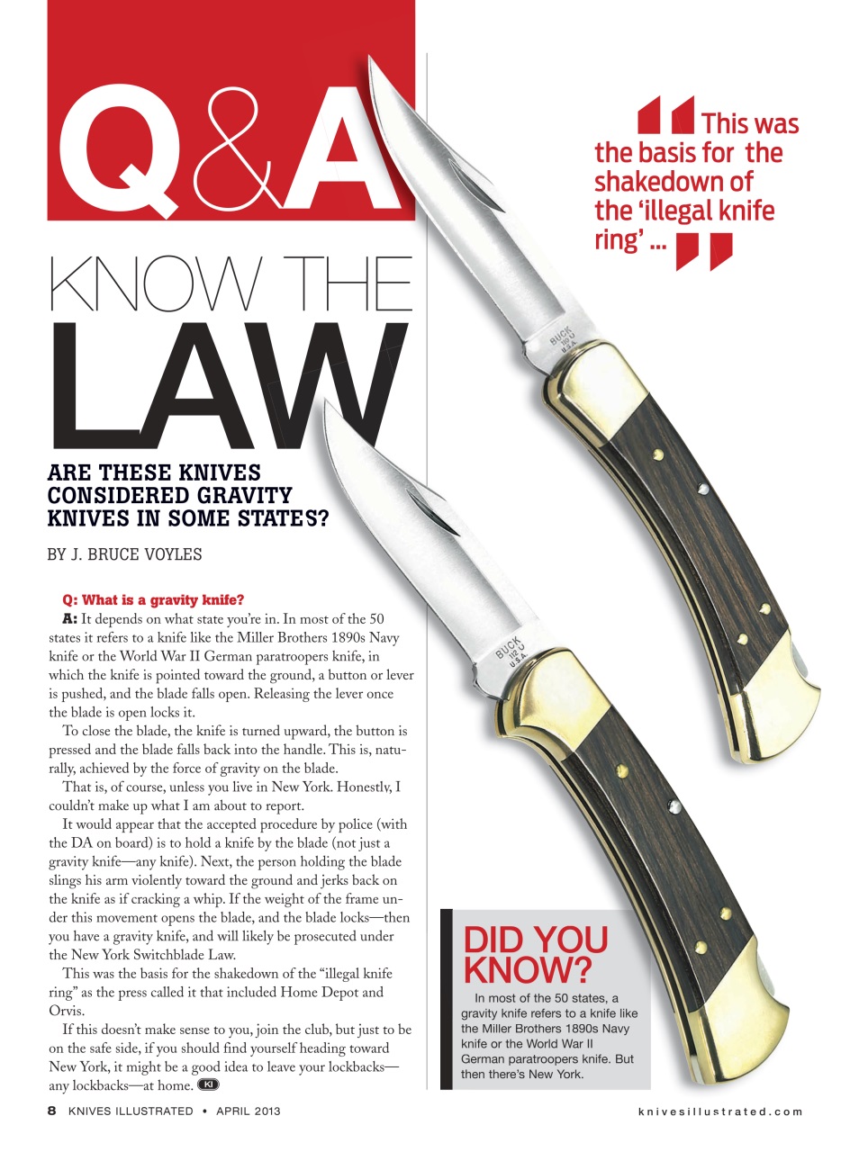 Knives Illustrated Preview Pages