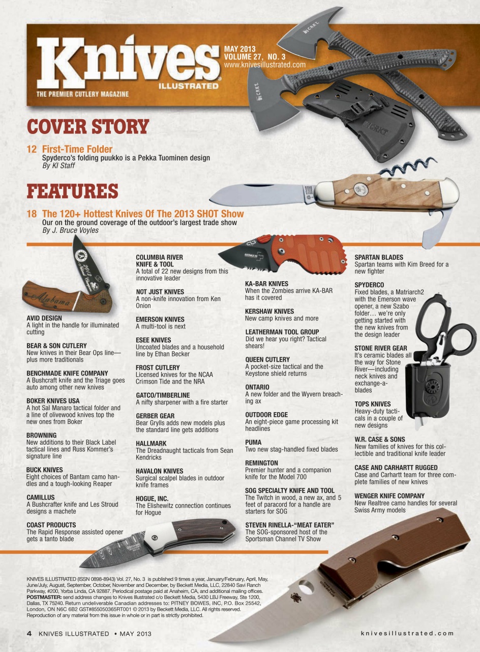 Knives Illustrated Preview Pages