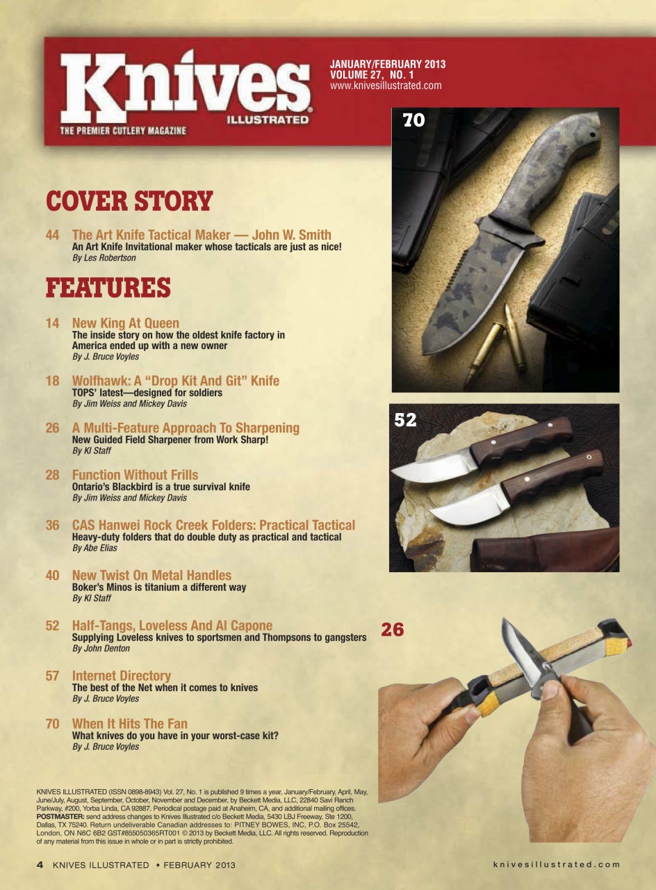 Knives Illustrated Preview Pages