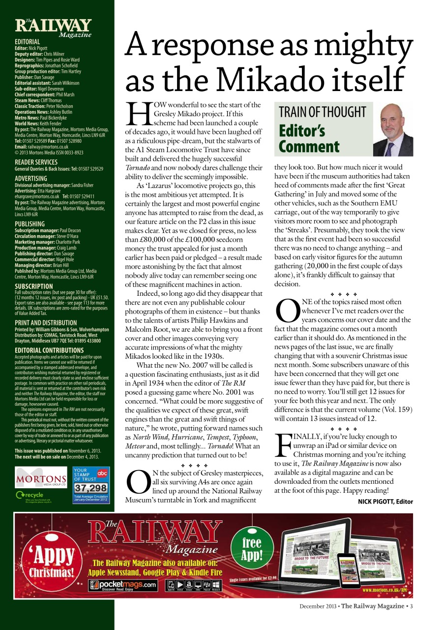 Railway Magazine Preview Pages