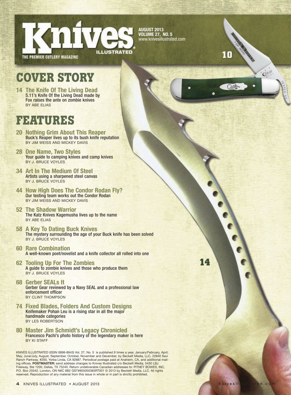 Knives Illustrated Preview Pages