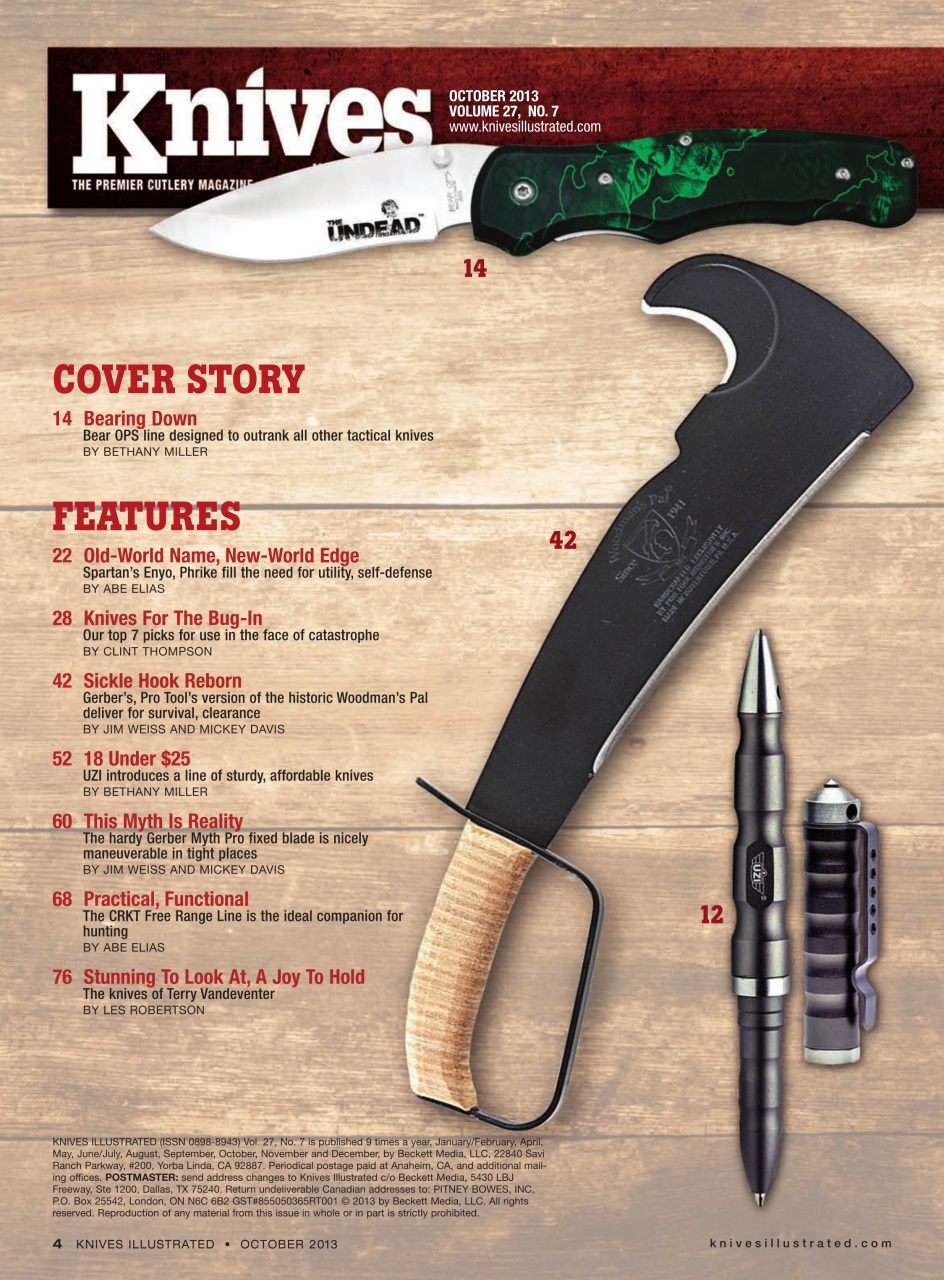 Knives Illustrated Preview Pages