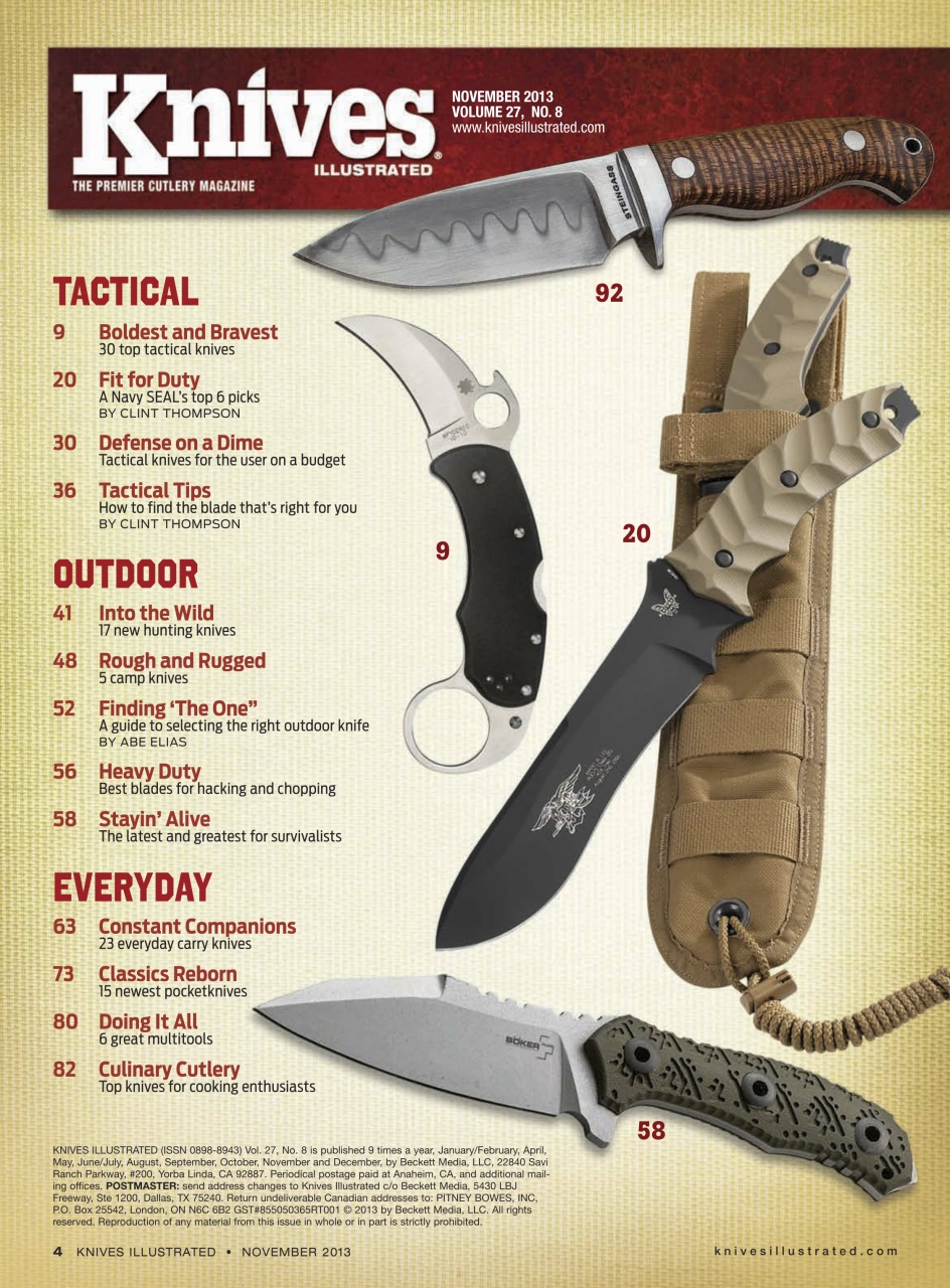 Knives Illustrated Preview Pages