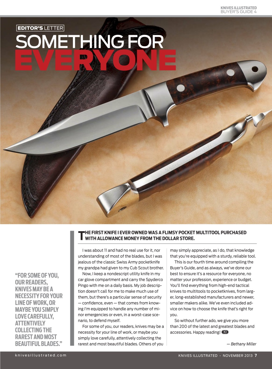 Knives Illustrated Preview Pages