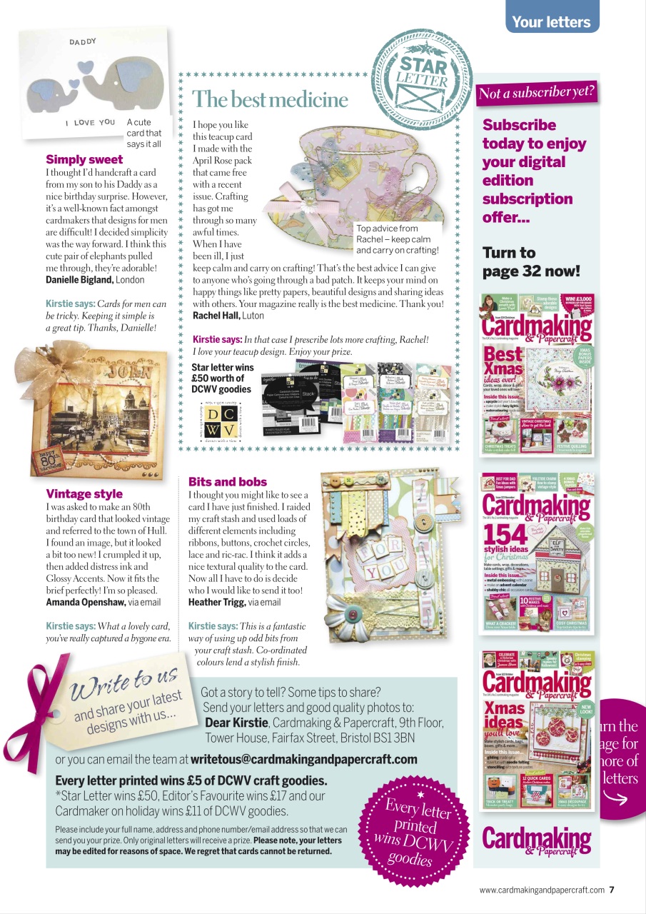 Cardmaking & Papercraft Preview Pages