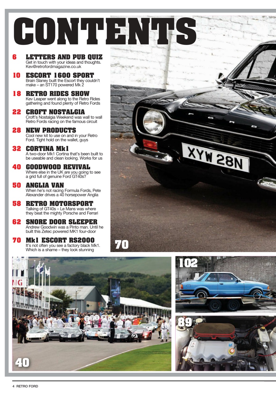 Retro Ford Preview Pages