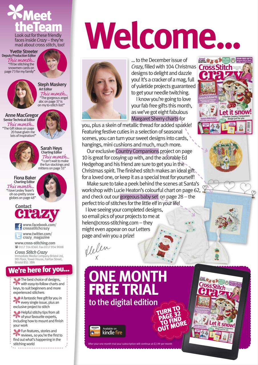 Cross Stitch Crazy Preview Pages