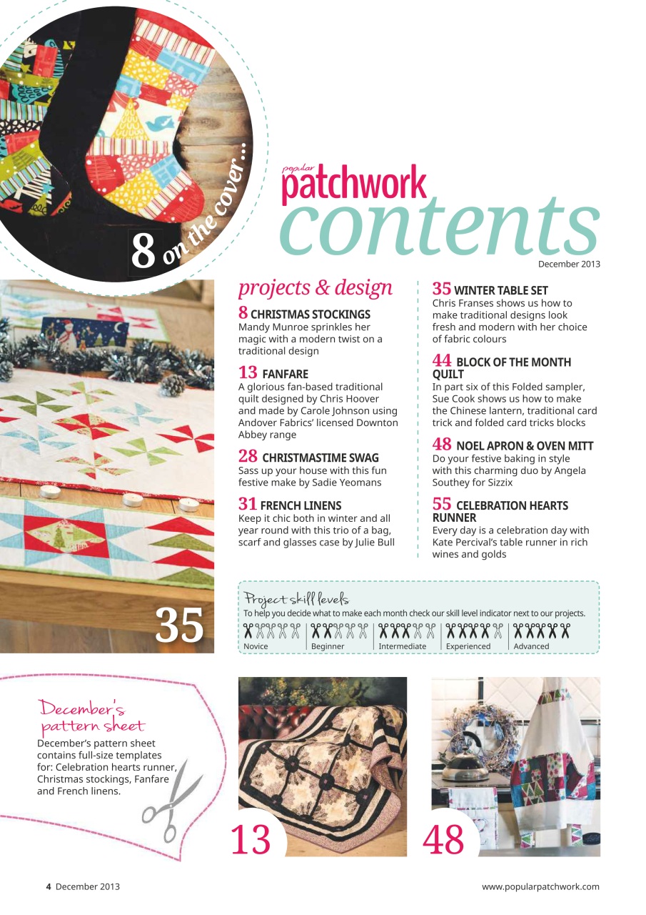 Popular Patchwork Magazine Preview Pages
