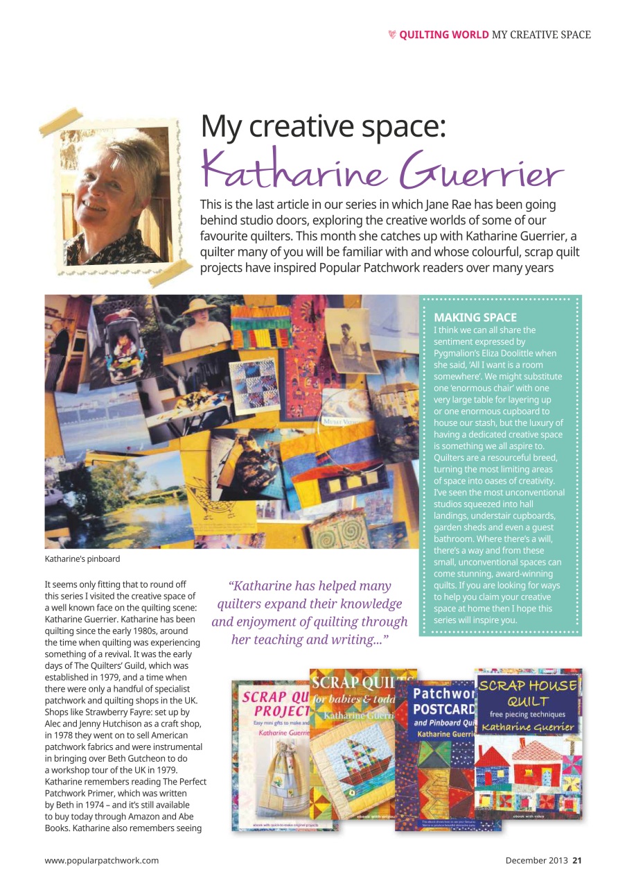 Popular Patchwork Magazine Preview Pages