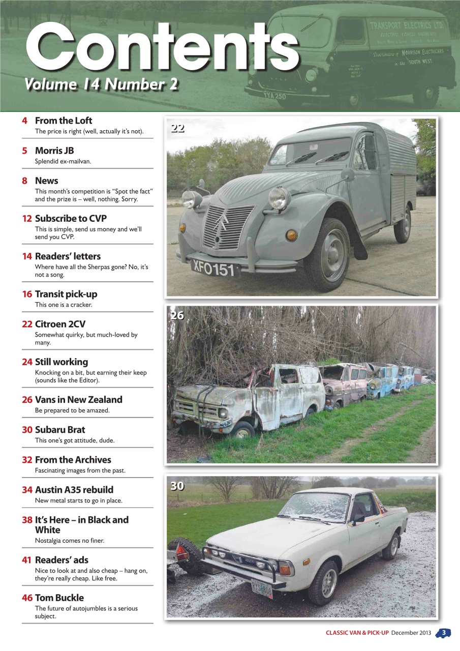 Classic Van & Pick-up Preview Pages