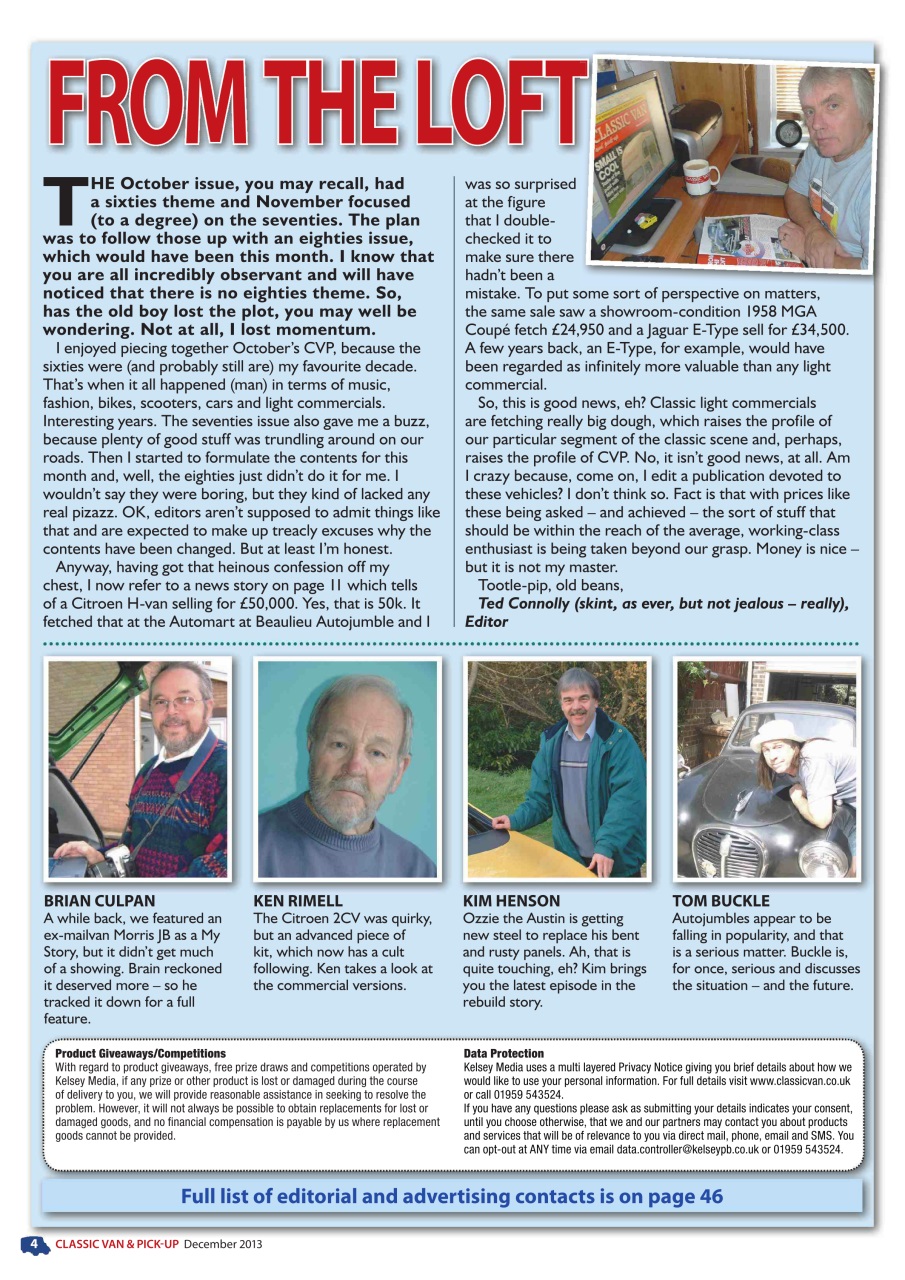 Classic Van & Pick-up Preview Pages