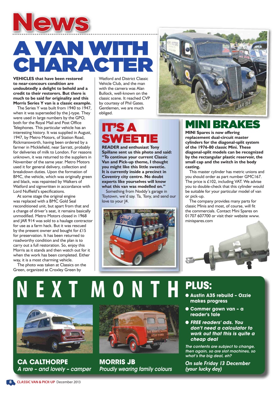 Classic Van & Pick-up Preview Pages