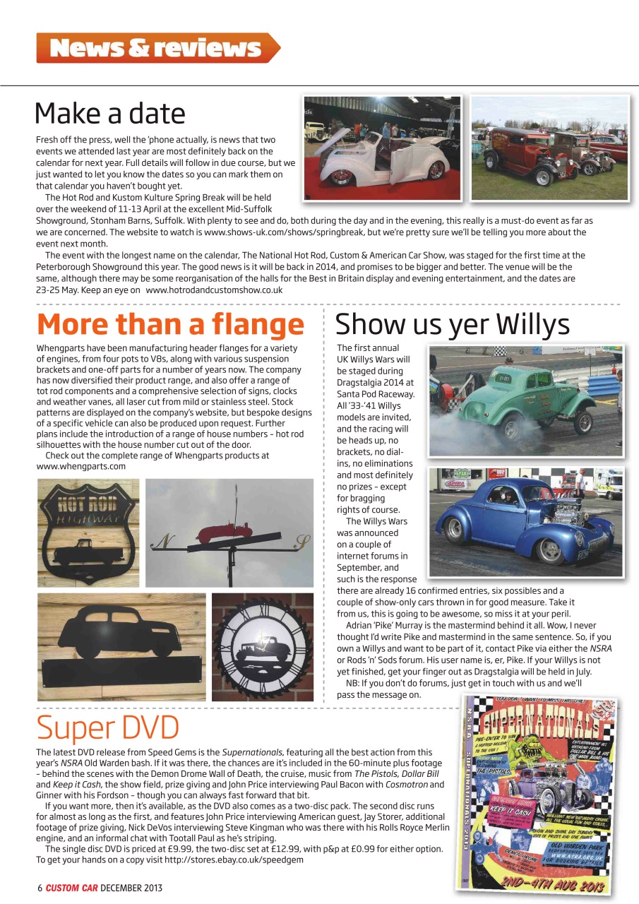 Custom Car Preview Pages