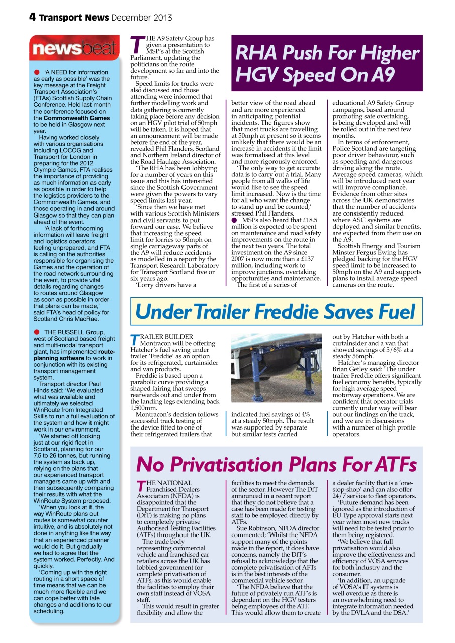 Transport News Preview Pages