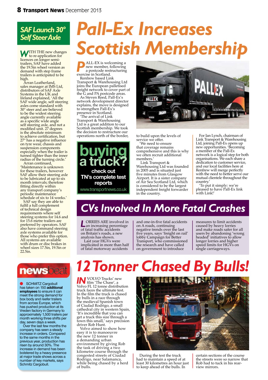 Transport News Preview Pages