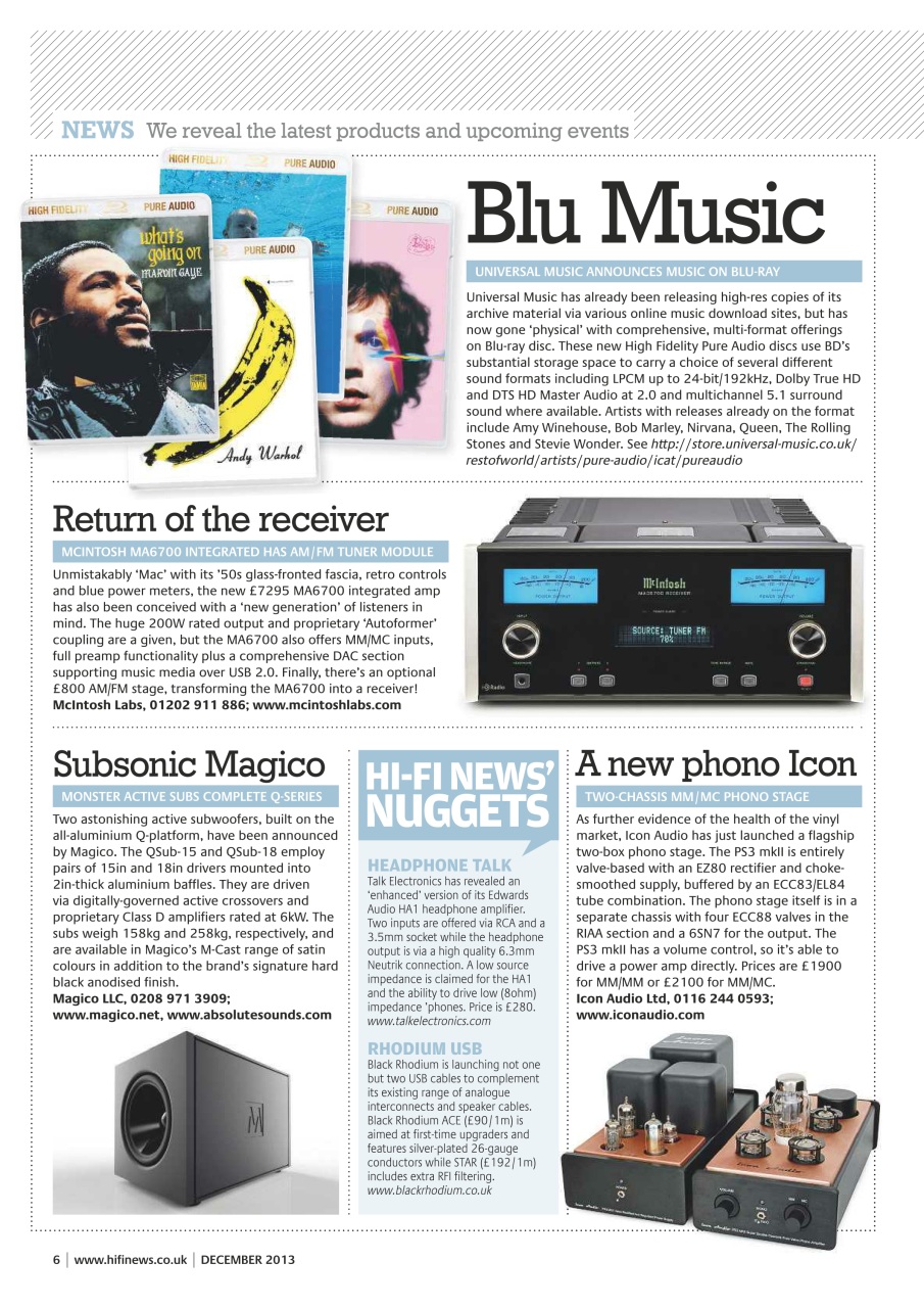 Hi-Fi News Preview Pages