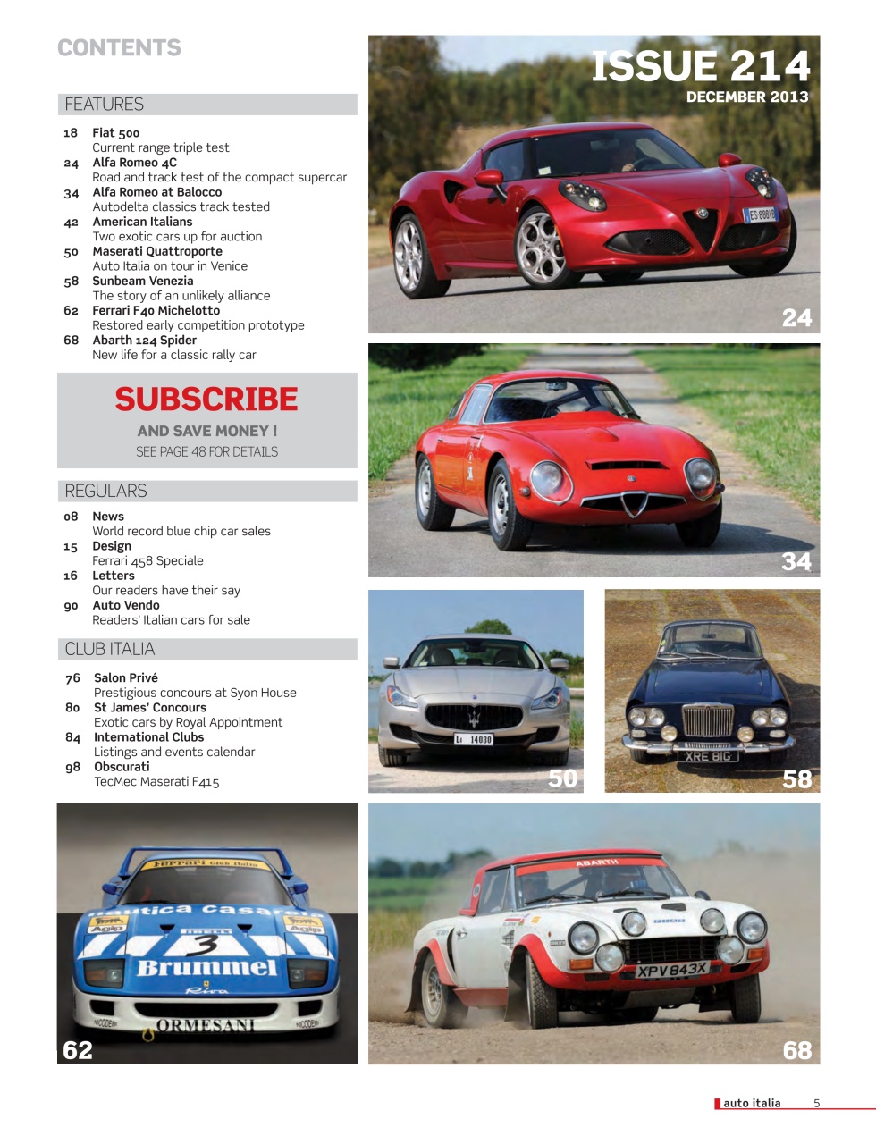 AutoItalia Magazine Preview Pages