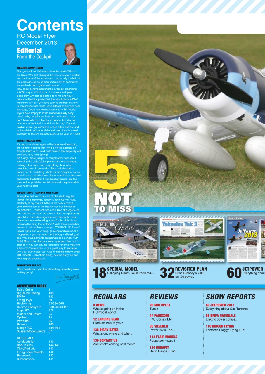 Radio Control Model Flyer Preview Pages