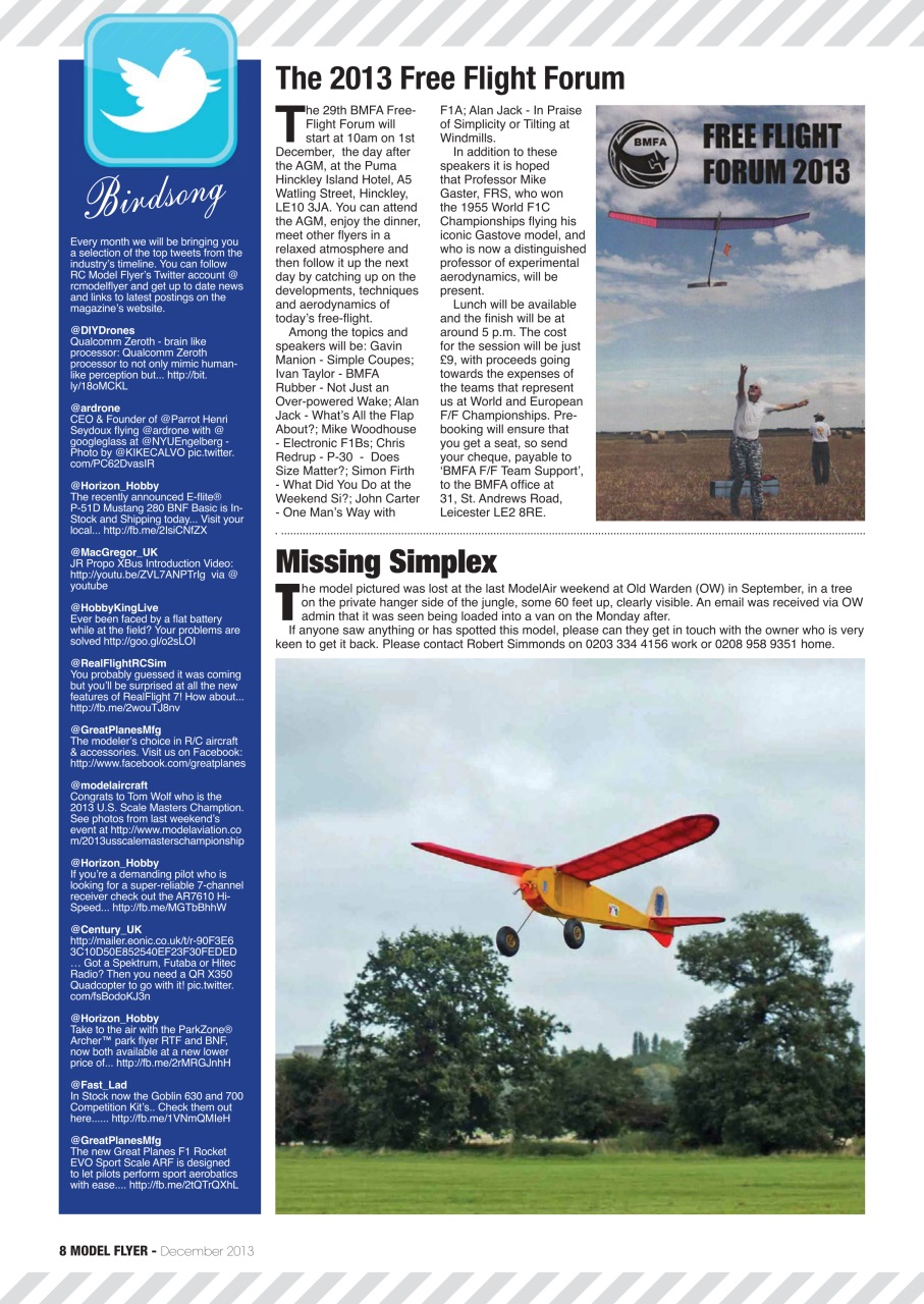 Radio Control Model Flyer Preview Pages