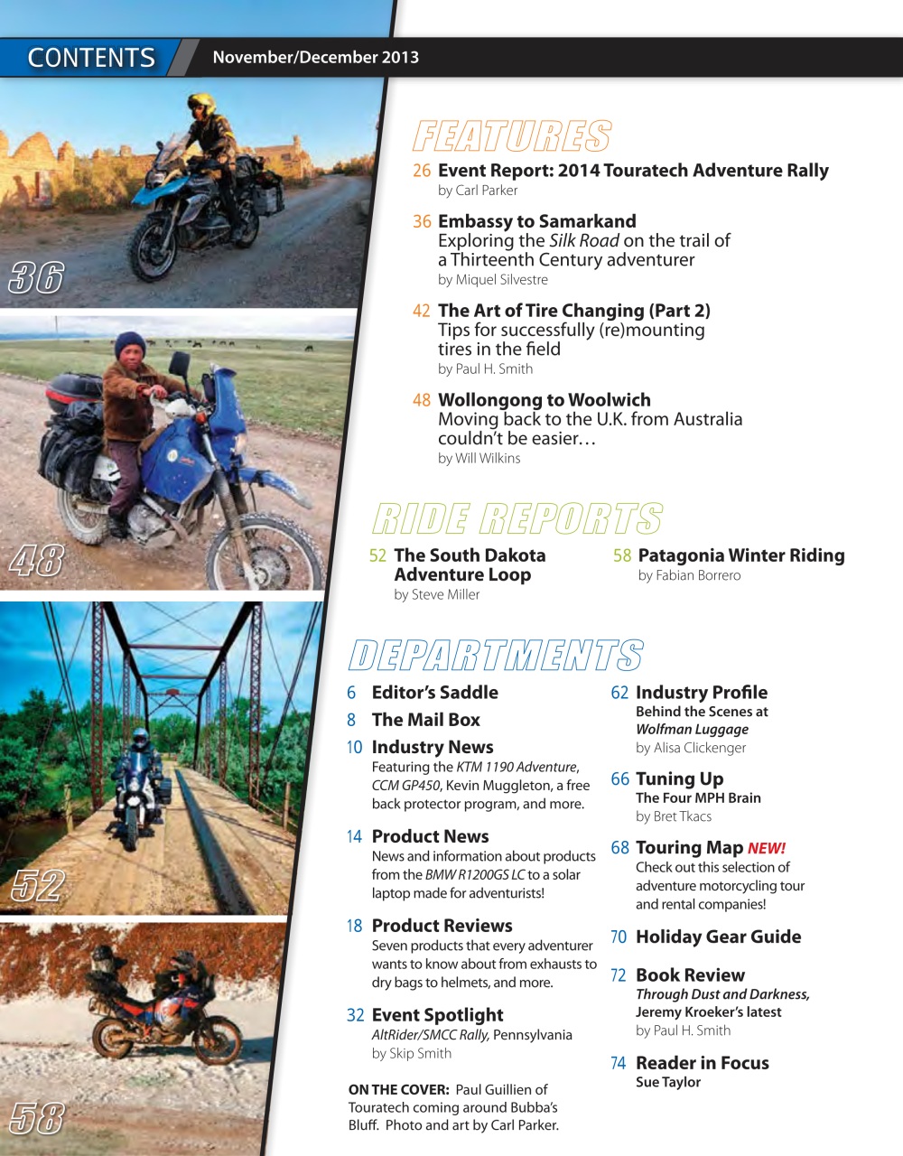 Adventure Motorcycle Preview Pages