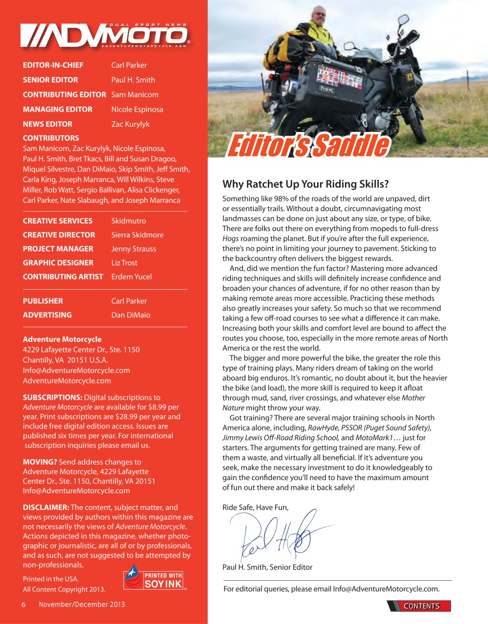 Adventure Motorcycle Preview Pages