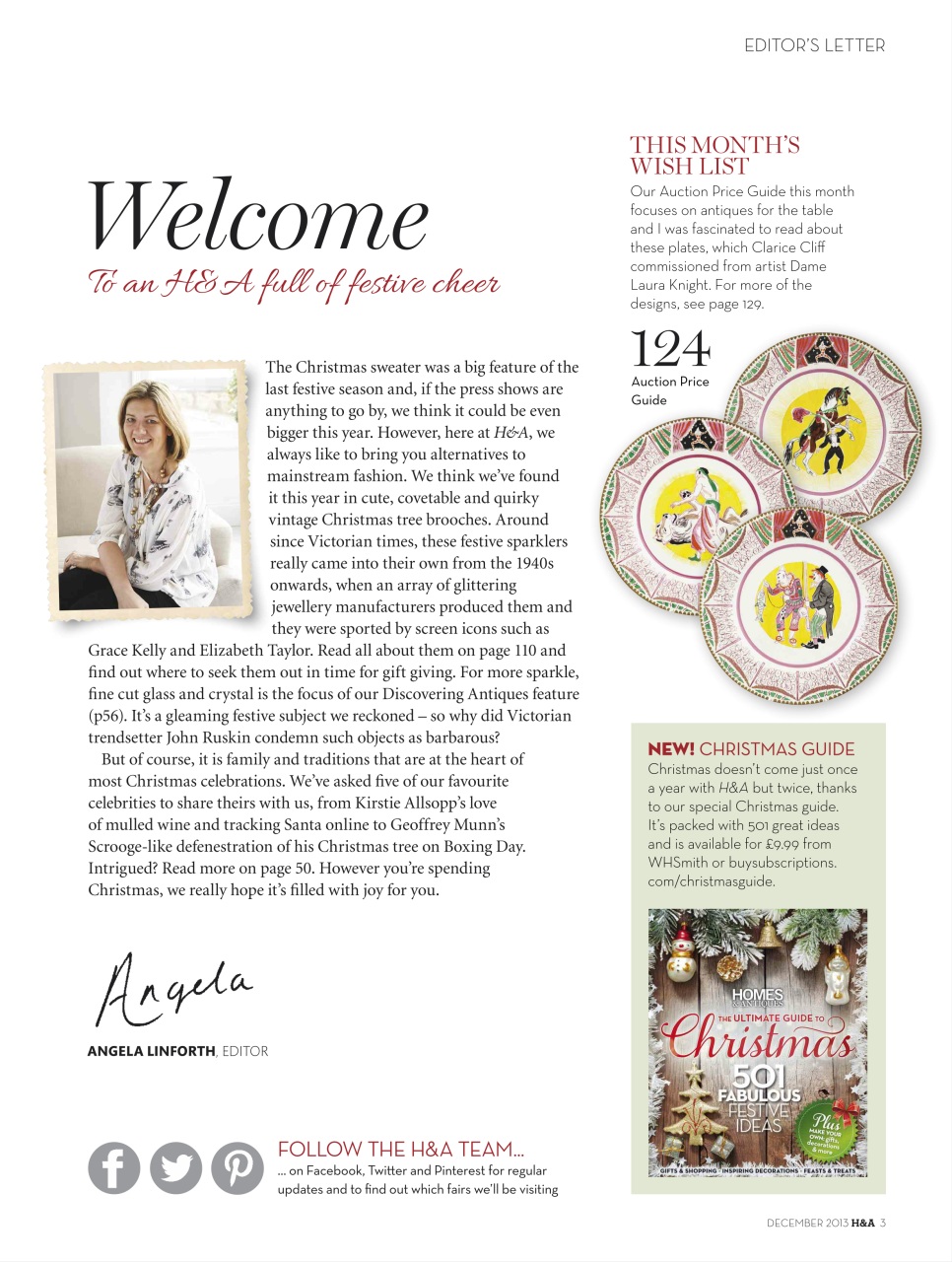 Homes & Antiques Magazine Preview Pages
