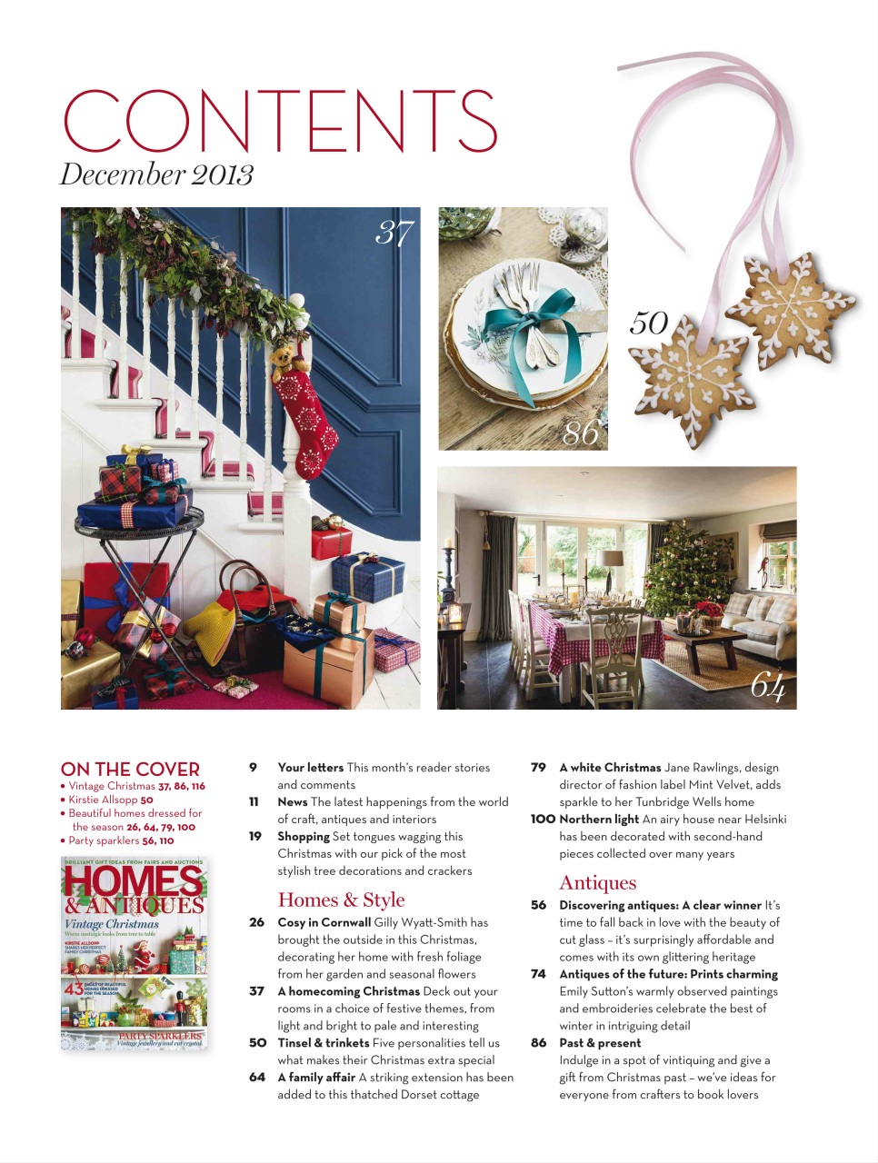 Homes & Antiques Magazine Preview Pages
