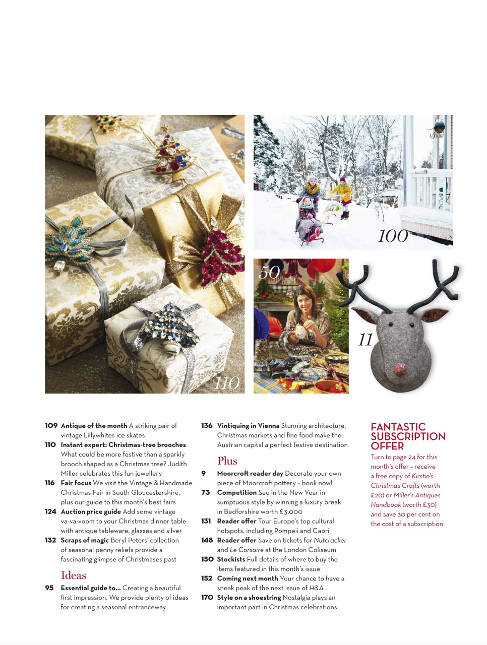 Homes & Antiques Magazine Preview Pages