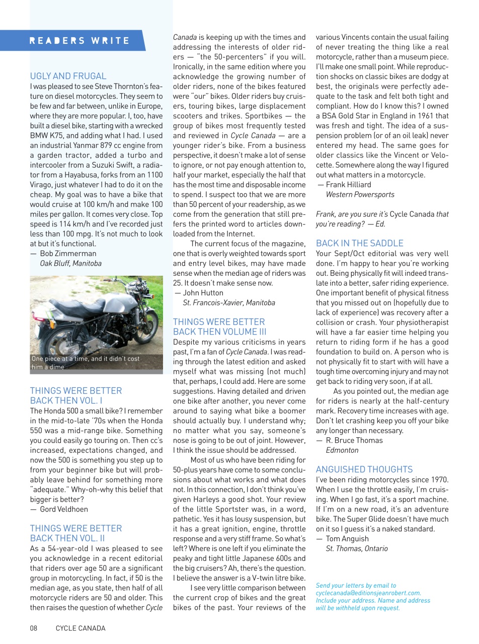 Cycle Canada Preview Pages