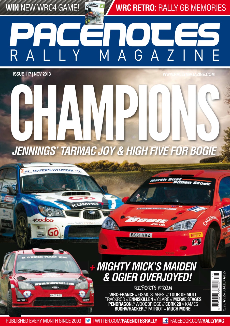 Pacenotes Rally magazine Preview Pages