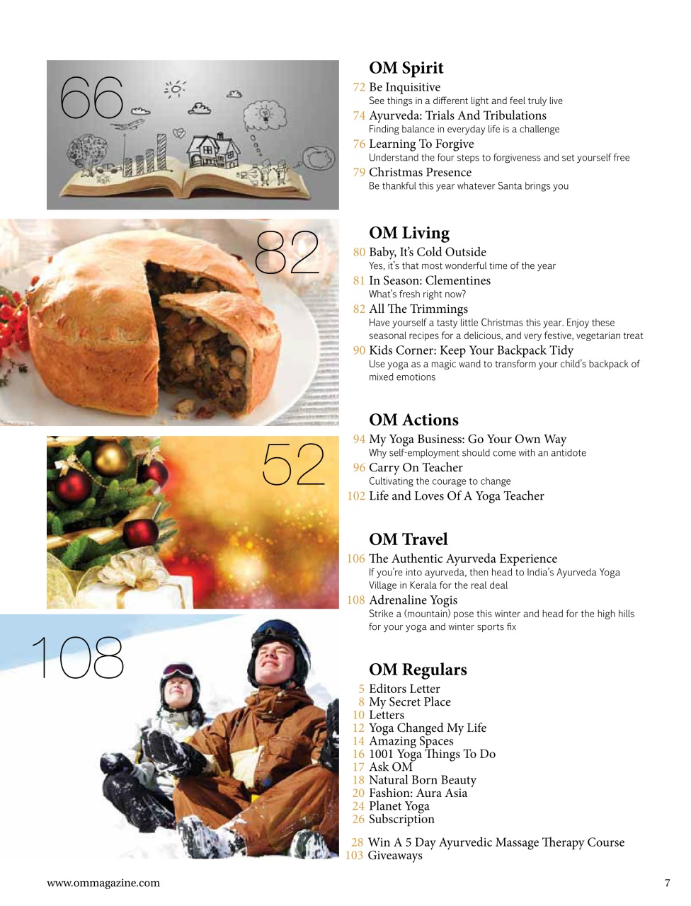 OM Yoga Magazine Preview Pages