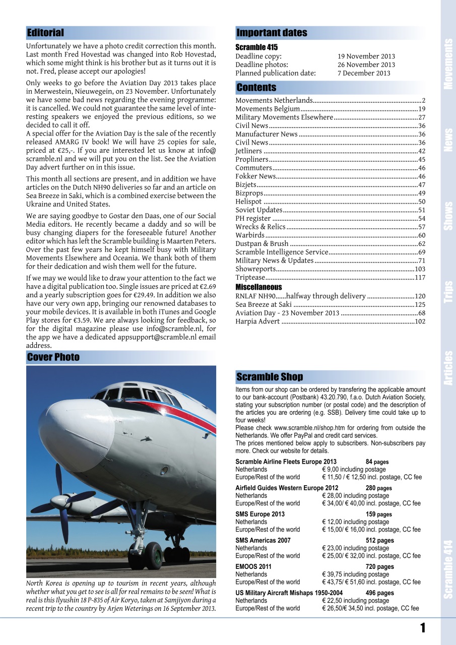 Scramble Magazine Preview Pages