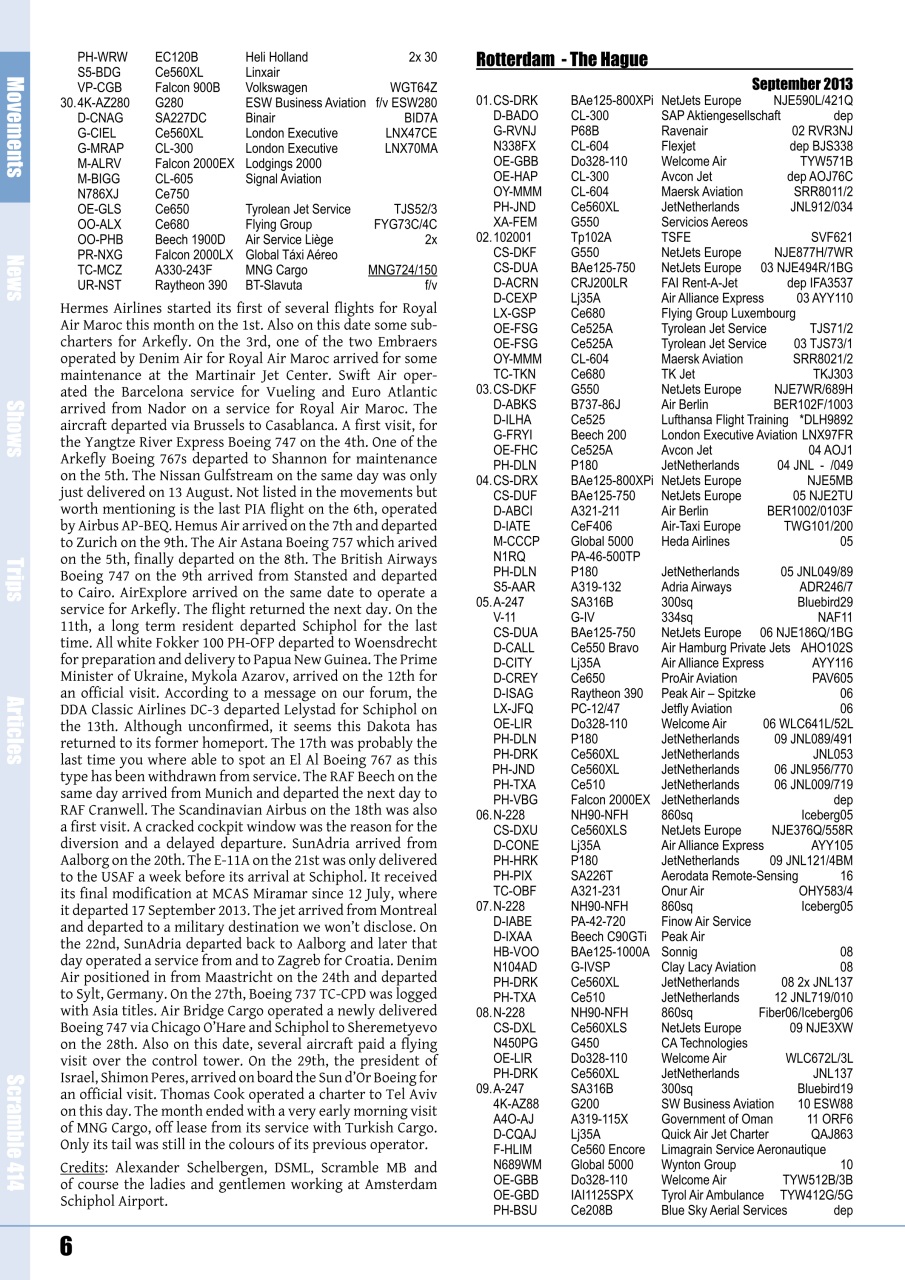 Scramble Magazine Preview Pages