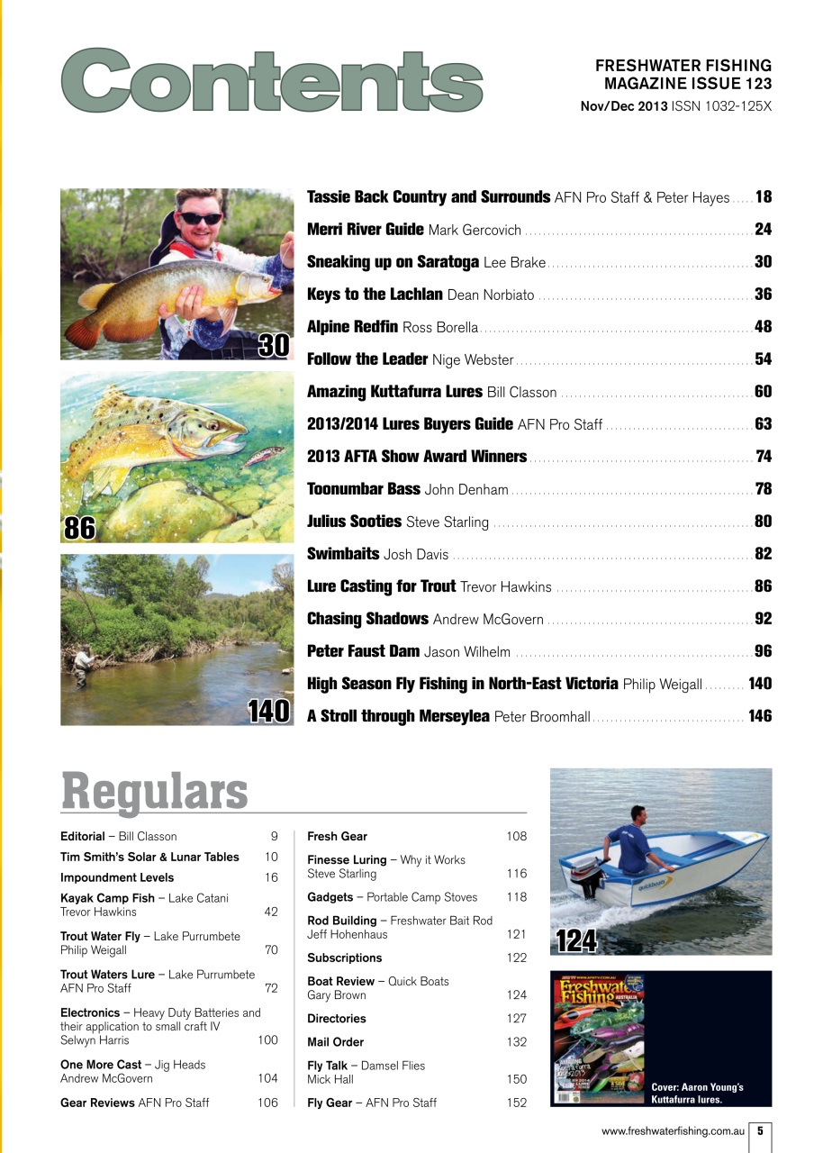Freshwater Fishing Australia Preview Pages