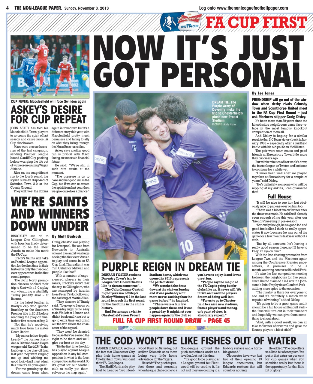 The Non-League Football Paper Preview Pages