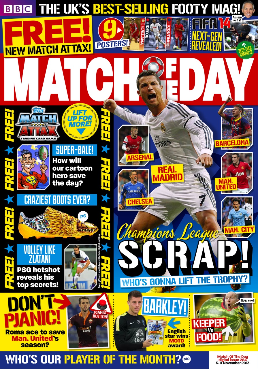 Match of the Day Preview Pages