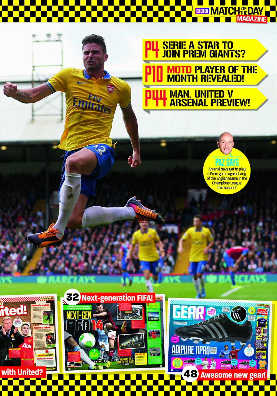 Match of the Day Preview Pages