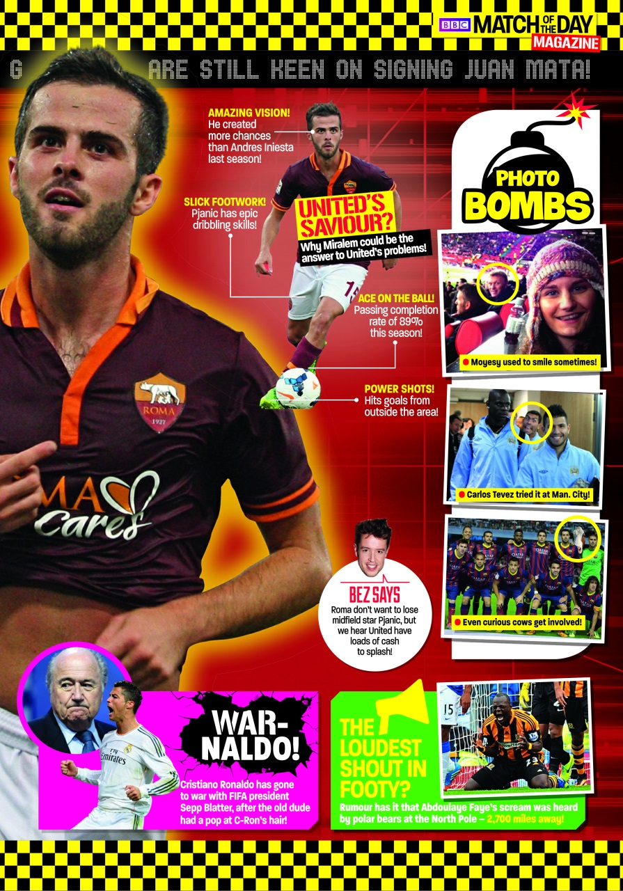 Match of the Day Preview Pages