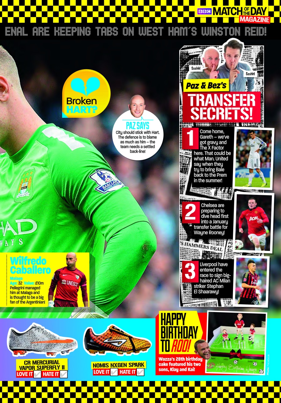 Match of the Day Preview Pages
