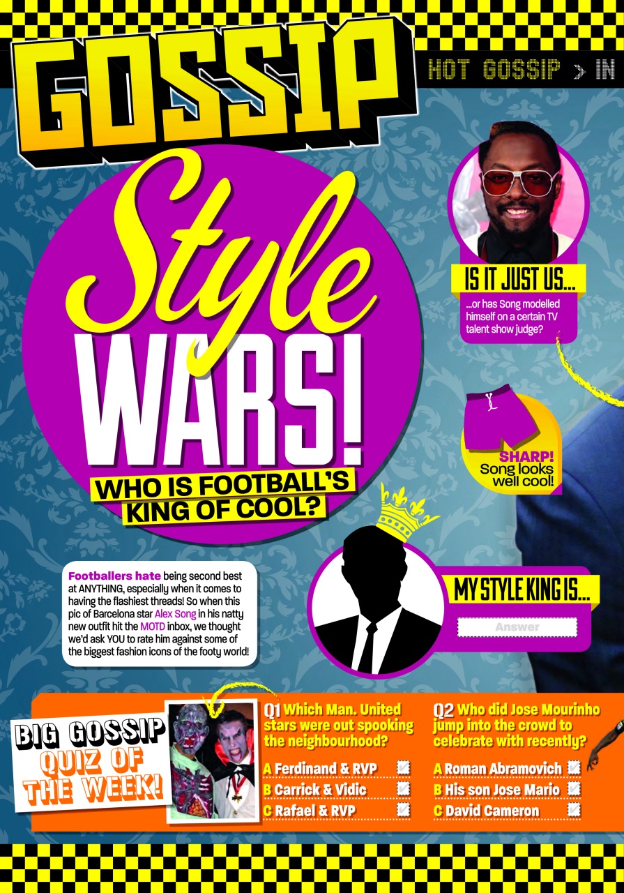 Match of the Day Preview Pages